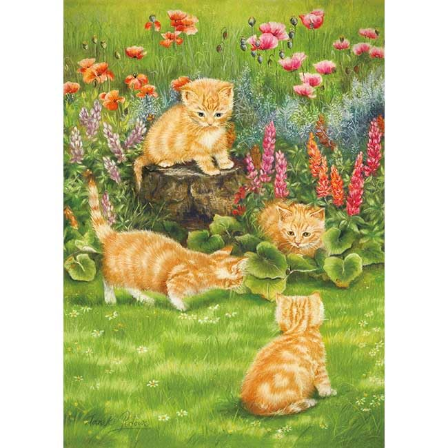猫のアートジグソーパズル 18x23.5インチ 500ピース 猫のアートジグソーパズル 18x23.5インチ 500ピース Amazon